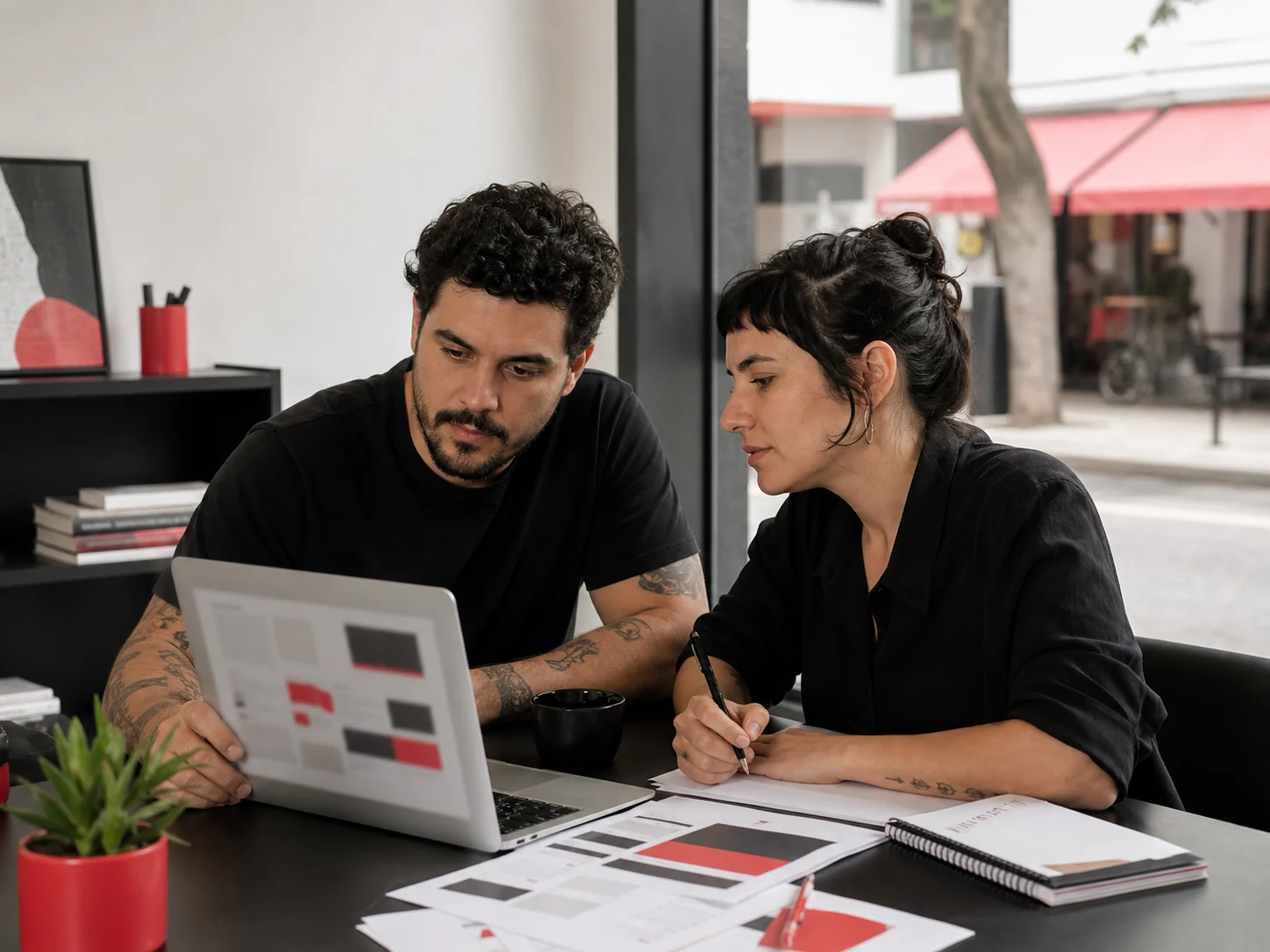 Equipe da Liberty Marketing analisando um projeto digital